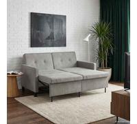 vidaXL Divano letto 2 posto Grigio Chiaro 154 x 94,5 x 80,5 cm Tessuto