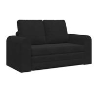 vidaXL Divano Letto 60cm Nero Velluto, Divano Letto Regolabile, Design Rettangolare, Divano Multi-Funzionale, Soluzione Elegante per Il Soggiorno, Lounge per Ospiti Salvaspazio
