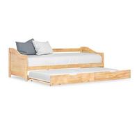 VIDAXL - Divano Letto A Scomparsa In Legno Di Pino 90x200 Cm