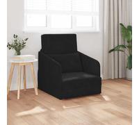 vidaXL Divano Letto a Terra 2-in-1 Nero 65x80x83 cm in Velluto