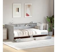 vidaXL Divano Letto con Cassetti Senza Materasso 100x200 cm