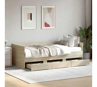 vidaXL Divano Letto con Cassetti senza Materasso 75x190 cm