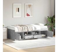 vidaXL Divano Letto con Cassetti Senza Materasso 75x190 cm