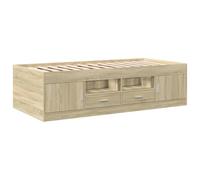 vidaXL Divano Letto con Cassetti Senza Materasso 90x190 cm