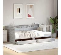 vidaXL Divano Letto con Cassetti senza Materasso 90x200 cm