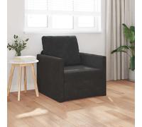 vidaXL Divano Letto con cuscino Nero 74 x 77 x 81 cm Velluto