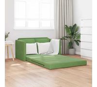 vidaXL Divano Letto con cuscino Verde chiaro 122 x 70 x 60 cm Velluto