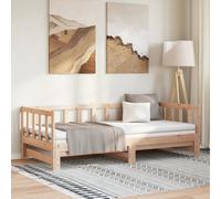 vidaXL Divano Letto con Letto Estraibile 90x200cm Legno Massello Pino