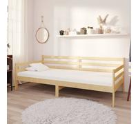 vidaXL Divano Letto con Materasso 90x200 cm Legno Massello di Pino