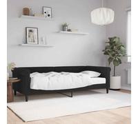 VIDAXL - Divano Letto Con Materasso Nero 90x200 Cm In Velluto - SPEDIZIONE GRATUITA