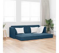 vidaXL Divano-letto da pavimento Blu 213 x 70 x 77 cm Velluto