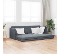 vidaXL Divano-letto da pavimento Grigio scuro 213 x 70 x 77 cm Velluto