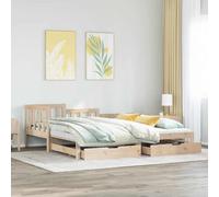 vidaXL Divano Letto Estraibile con Cassetti Senza Materasso 90x190 cm