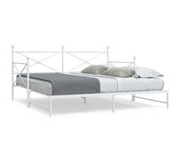 vidaXL Divano Letto Estraibile senza Materasso 100x190 cm in Acciaio