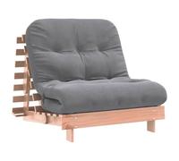 vidaXL Divano Letto Futon con Materasso 80x206x11cm Massello Douglas, letto futon giapponese, letto futon con materasso, letto futon pieghevole