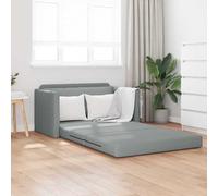 vidaXL Divano letto Grigio chiaro 124 x 71 x 78 cm Tessuto