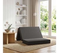 vidaXL Vouwbare Bankbed 100 x 67 x 45 cm Donkergrijs