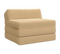 vidaXL Divano Letto Pieghevole 2 posto Verde Grigio 70 x 60 x 49 cm
