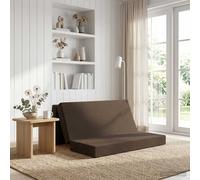 vidaXL Divano Letto Pieghevole 200 x 67 x 45 cm Tortora