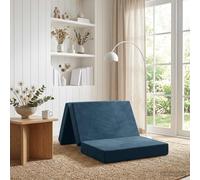 vidaXL Divano Letto Pieghevole 80 x 67 x 45 cm Blu