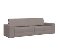 vidaXL Divano letto da pavimento 2 in 1, colore: tortora 245 x 150 x 60,5 cm