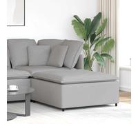 vidaXL Divano Modulare Poggiapiedi Modulo Grigio Nuvola 100x100x48 cmMobili
