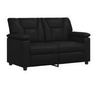 vidaXL Divano nero, 151 x 85 x 93 cm, in pelle sintetica