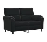 vidaXL Divano nero, 154 x 85 x 93 cm, in velluto