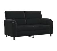 vidaXL Divano nero, 174 x 85 x 93 cm, in velluto