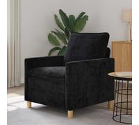 vidaXL Divano Nero 76 x 81 x 87,5 cm Poliestere