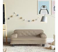 vidaXL Divano per Bambini Cappuccino 70x45x30 cm in Similpelle