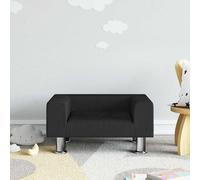 vidaXL Divano per Bambini Nero 50x40x26,5 cm in Velluto