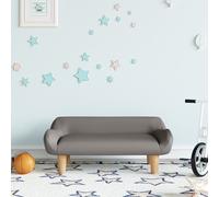 vidaXL Divano per Bambini Tortora 70x40x24 cm in Tessuto