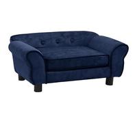 vidaXL Divano per Cani Blu 72x45x30 cm in Peluche