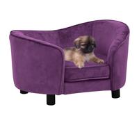 Divano per Cani Borgogna 69x49x40 cm in Peluche