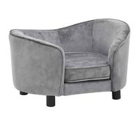VIDAXL - Divano per Cani Grigio 69x49x40 cm in Peluche