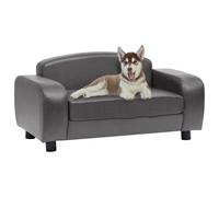 vidaXL Divano per Cani Grigio 80x50x40 cm in Similpelle