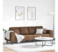 vidaXL Divano per Soggiorno Marrone 250 x 77 x 76 cm