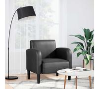 vidaXL Divano Sedia con Braccioli Nero 54 cm in Similpelle, Divano Singolo, Divano Comfort, Sedia TV, Divano, Divano Seduta, Divano Relax