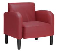 vidaXL Divano Sedia con Braccioli Rosso Vino 54 cm in Similpelle, Divano Singolo, Divano Comfort, Sedia TV, Divano, Divano Seduta, Divano Relax