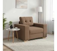 vidaXL Divano Sedia Marrone 100x78x80 cm in Tessuto
