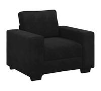 vidaXL Divano Sedia Nero 60 cm Velluto, Divano Singolo, Divano Comfort, Sedia TV, Divano, Divano Seduta, Divano Relax, Divano per Il Tempo Libero