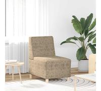 vidaXL Divano Sedia senza Braccioli Grigio Chiaro 55 cm in Similpelle Scamosciata
