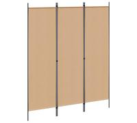 vidaXL Divider per stanze Beige 150 x 180 cm Tessuto