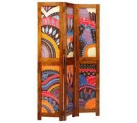 vidaXL Divider per stanze Marrone miele 105 x 1,5 x 160 cm