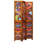 vidaXL Divider per stanze Marrone miele 105 x 1,5 x 180 cm