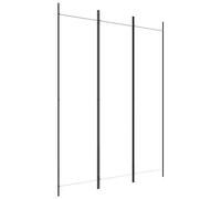 vidaXL Divisorio a 3 Pannelli Bianco 150x200 cm in Tessuto