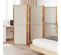 vidaXL Divisorio a 5 Pannelli Grigio Chiaro 350x180 cm