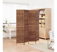 vidaXL Divisorio Ambienti 4Pannelli Marrone 163x180cm Giacinto d'Acqua