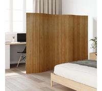 vidaXL Divisorio Ambienti Marrone Larghezza 250 cm Altezza 165 cm in Bambù